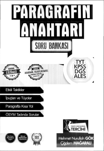 PARAGRAFIN ANAHTARI SORU BANKASI FotokoPink