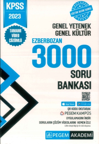 EZBERBOZAN 3000 SORU BANKASI FotokoPink
