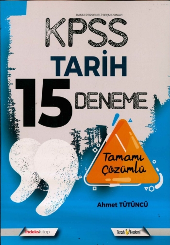 TARİH 15 DENEME TAMAMI ÇÖZÜMLÜ FotokoPink