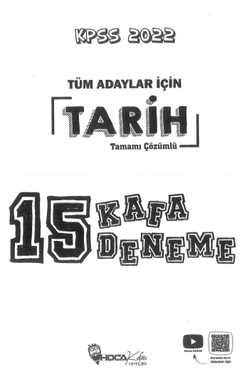 TÜM ADAYLAR İÇİN TARİH TAMAMI ÇÖZÜMLÜ 15 KAFA DENEME FotokoPink