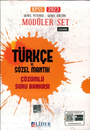 TÜRKÇE VE SÖZEL MANTIK ÇÖZÜMLÜ SORU BANKASI FotokoPink