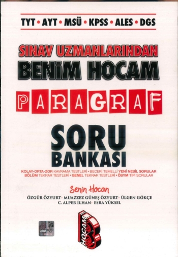 SINAV UZMANLARINDAN PARAGRAF SORU BANKASI