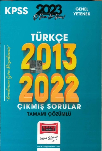 TÜRKÇE 2013-2022 ÇIKMIŞ SORULAR TAMAMI ÇÖZÜMLÜ FotokoPink