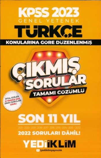 TÜRKÇE KONULARINA GÖRE DÜZENLENMİŞ ÇIKMIŞ SORULAR 2012-2022 ÇÖZÜMLÜ FotokoPink