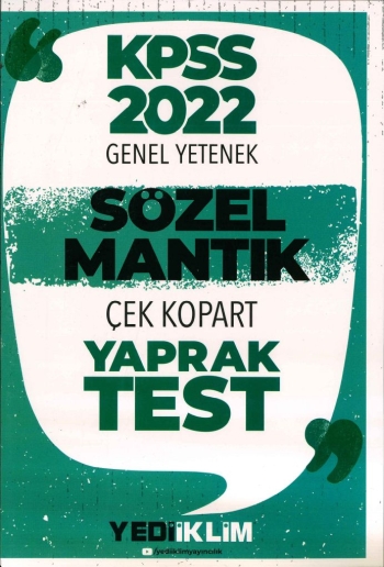 SÖZEL MANTIK ÇEK KOPART YARAK TEST FotokoPink