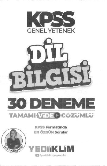 DİL BİLGİSİ 30 DENEME ÇÖZÜMLÜ FotokoPink