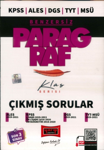 BENZERSİZ PARAGRAF KLAS SERİSİ ÇIKMIŞ SORULAR (2019-2021) FotokoPink