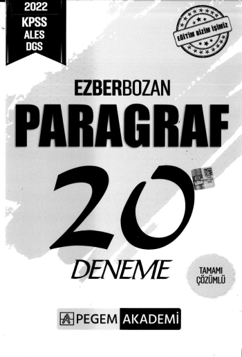 EZBERBOZAN PARAGRAF 20 DENEME ÇÖZÜMLÜ FotokoPink
