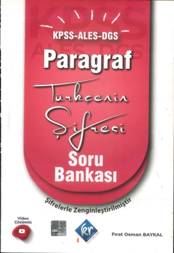 PARAGRAF TÜRKÇENİN ŞİFRESİ SORU BANKASI