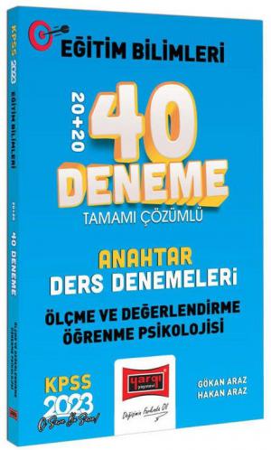 Ölçme ve Değerlendirme Öğrenme Psikolojisi Tamamı Çözümlü 40 Deneme