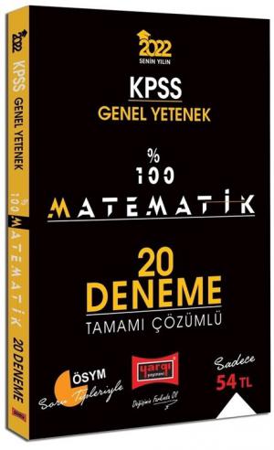 %100 MATEMATİK 20 ÇÖZÜMLÜ DENEME FotokoPink