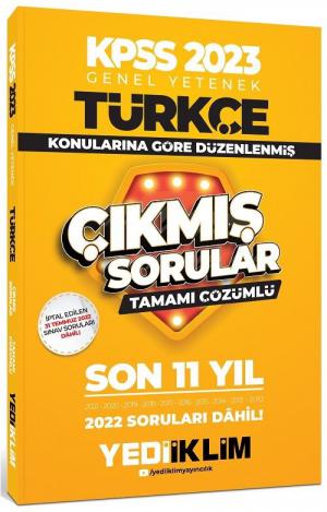 Türkçe Konularına Göre Tamamı Çözümlü Son 11 Yıl Çıkmış Sorular (2012-2022) FotokoPink