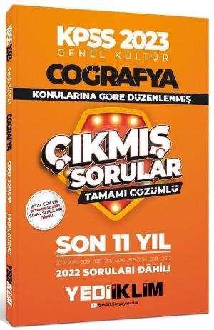 Coğrafya Konularına Göre Tamamı Çözümlü Son 11 Yıl Çıkmış Sorular (2012-2022) FotokoPink