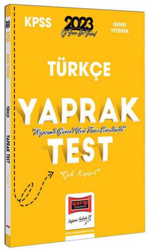 Türkçe Çek Kopart Yaprak Test FotokoPink