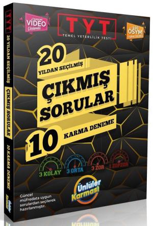TYT Genel 20 Yıldan Seçilmiş Çıkmış Sorular 10 Karma Deneme FotokoPink