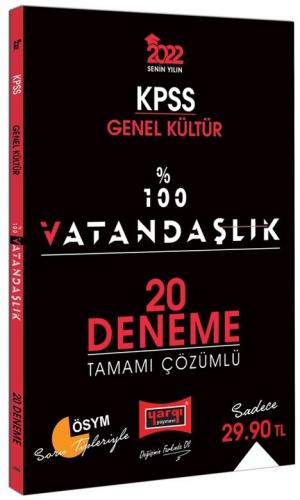 %100 VATANDAŞLIK 20 ÇÖZÜMLÜ DENEME FotokoPink