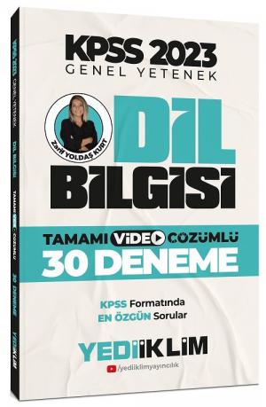 KPSS Genel Yetenek Dil Bilgisi Tamamı Video Çözümlü 30 Deneme