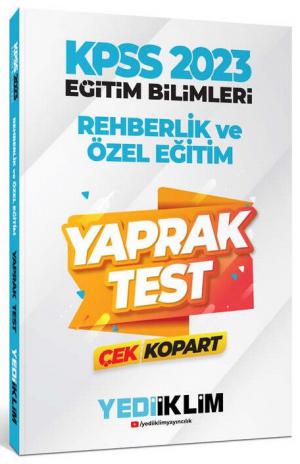 Rehberlik ve Özel Eğitim Çek Kopart Yaprak Test FotokoPink