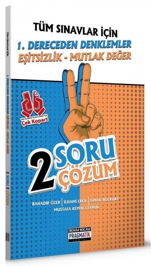 1. DERECEDEN DENKLEMLER EŞİTSİZLİK MUTLAK DEĞER 2 SORU 2 ÇÖZÜM FASİKÜL FotokoPink