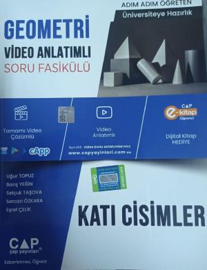 GEOMETRİ VİDEO ANLATIMLI SORU FASİKÜLÜ KATI CİSİMLER FotokoPink
