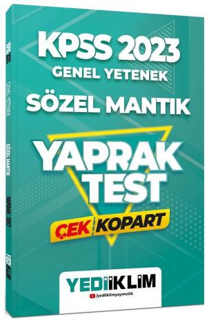 Genel Yetenek Sözel Mantık Çek Kopart Yaprak Test FotokoPink