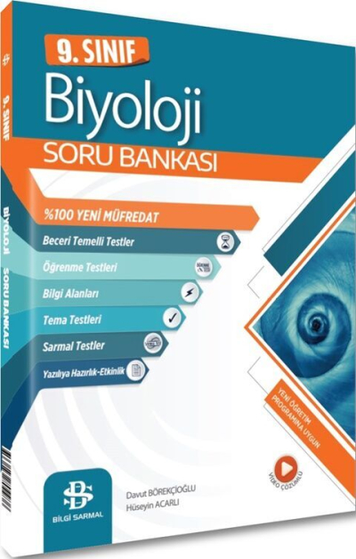 9. Sınıf Biyoloji Soru Bankası Bilgi Sarmal Yayınları FotokoPink