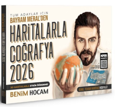 2026 Tüm Adaylar İçin Haritalarla Coğrafya Konu Anlatımı Benim Hocam Yayınları FotokoPink