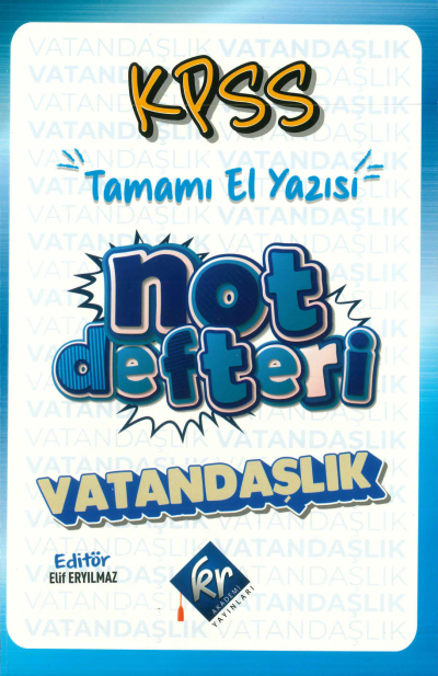 VATANDAŞLIK NOT DEFTERİ TAMAMI EL YAZISI FotokoPink