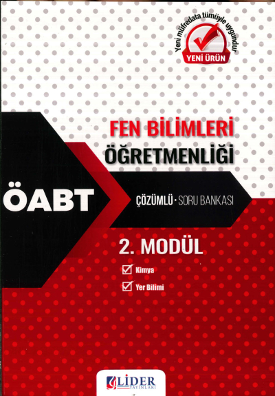 FEN BİLİMLERİ ÖĞRETMENLİĞİ ÇÖZÜMLÜ SORU BANKASI (KİMYA- YER BİLİMİ) 2. MODÜL FotokoPink