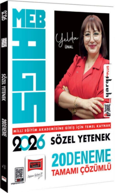 MEB-AGS Sözel Yetenek 20 Deneme Çözümlü - Yelda Ünal Yargı Yayınları FotokoPink