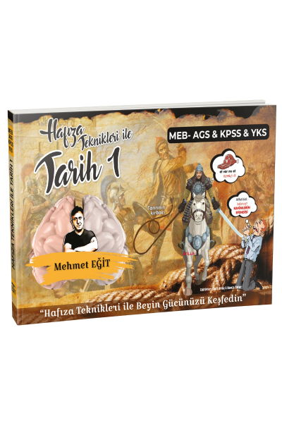 2025 MEB AGS KPSS YKS Hafıza Teknikleri İle Tarih-1 Mehmet Eğit FotokoPink