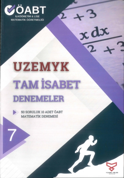 UZEMYK Tam İsabet Denemeler 50x10 İlköğretim Lise Mat Öğretmenliği Yüksel Keleş FotokoPink