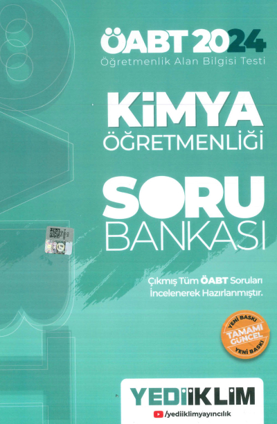 ÖABT KİMYA ÖĞRETMENLİĞİ SORU BANKASI
