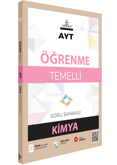 AYT-ÖĞRENME TEMELLİ KİMYA SORU BANKASI EPHESUS YAYINLARI FotokoPink