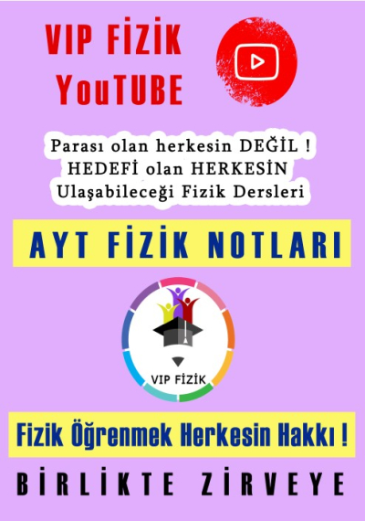 2022 Güncel AYT VİP FİZİK Video Serisi FotokoPink