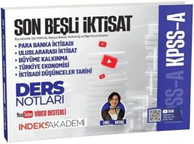 KPSS A Grubu Son Beşli İktisat Video Ders Notları Emel Aksaç İndeks Akademi Yayıncılık FotokoPink
