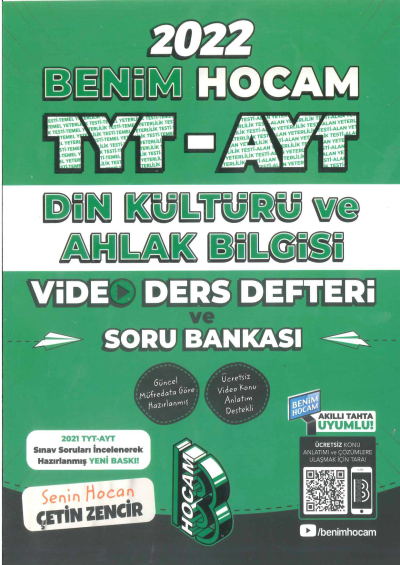 TYT AYT Din Kültürü Video Ders Notları ve Soru Bankası FotokoPink