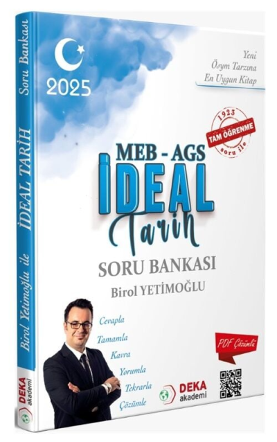 2025 MEB-AGS İdeal Tarih Soru Bankası Çözümlü Deka Akademi Yayınları FotokoPink
