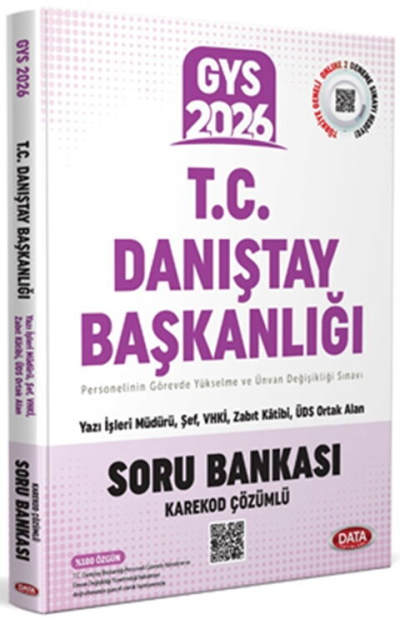 2026 T.C. Danıştay Başkanlığı GYS Soru Bankası Data Yayınları FotokoPink