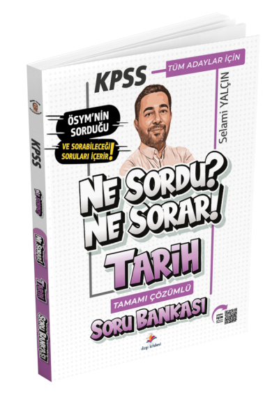 KPSS Tarih Ne Sordu Ne Sorar Soru Bankası Çözümlü Selami Yalçın Dizgi Kitap Yayınları FotokoPink