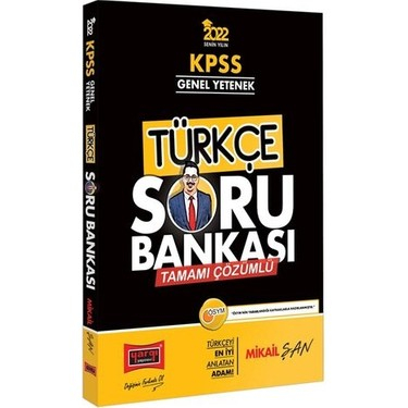 KPSS Genel Yetenek Tamamı Çözümlü Türkçe Soru Bankası FotokoPink