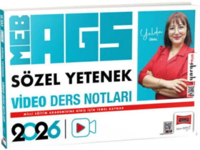 2026 MEB-AGS Öğretmen Adayları İçin Sözel Yetenek Video Ders Notları Yargı Yayınevi FotokoPink