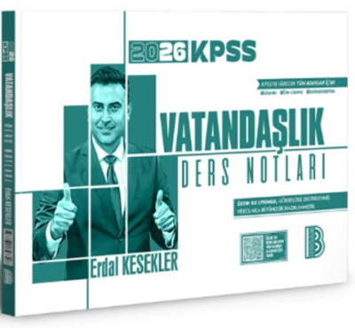 2026 KPSS Vatandaşlık Ders Notları Benim Hocam Yayınları FotokoPink