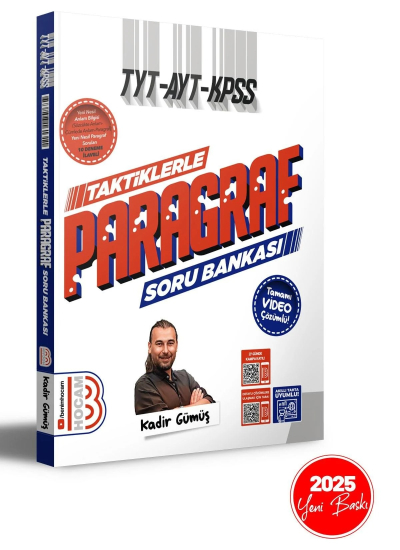 TYT - AYT - KPSS Taktiklerle Paragraf Tamamı Video Çözümlü Soru Bankası Benim Hocam Yayınları FotokoPink