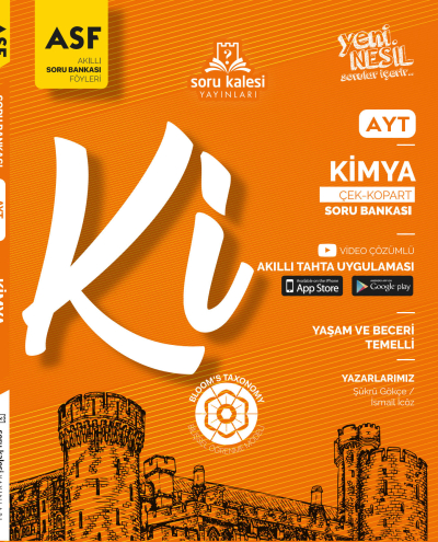 AYT Kimya Çek Kopart Akıllı Soru Bankası Föyü ASF Soru Kalesi Yayınları FotokoPink
