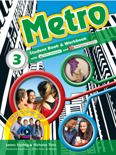 Metro 3 Student Book Workbook FotokoPink
