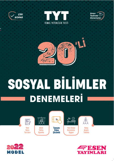 TYT 20'li Sosyal Bilimler Denemeleri FotokoPink