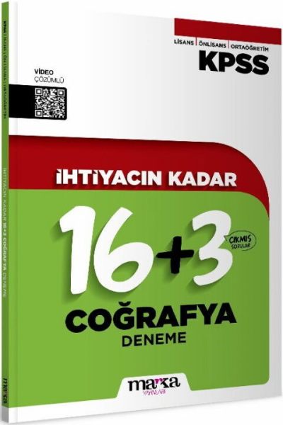 2026 KPSS İhtiyacın Kadar Coğrafya 19 Deneme Marka Yayınları FotokoPink