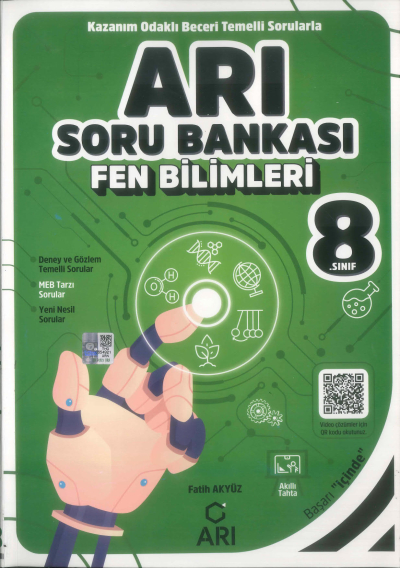 8. Sınıf Fen Bilimleri Arı Soru Bankası Arı Yayıncılık FotokoPink