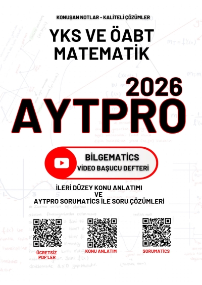 BilgeMatics Hüseyin Hoca AYTPRO 2026 (YKS ve ÖABT Matematik) FotokoPink
